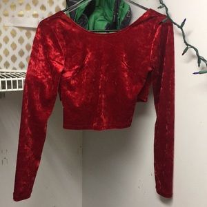 Red Crop Top